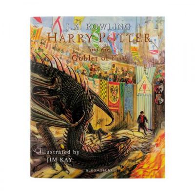 Harry Potter and the Goblet of Fire - Illustrated Edition Book 4 هری پاتر مصور